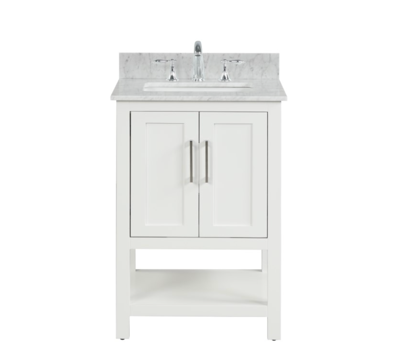 REAL WOOD 30" FURNITURE STYLE BATHROOM VANITY. 3 HOLES