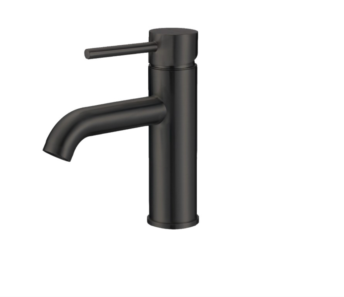 SINGLE HANDLE BATHROOM FAUCET MATT BLACK