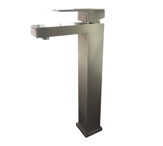 Single Handle Bathroom Vessel faucet Brushed Nickel