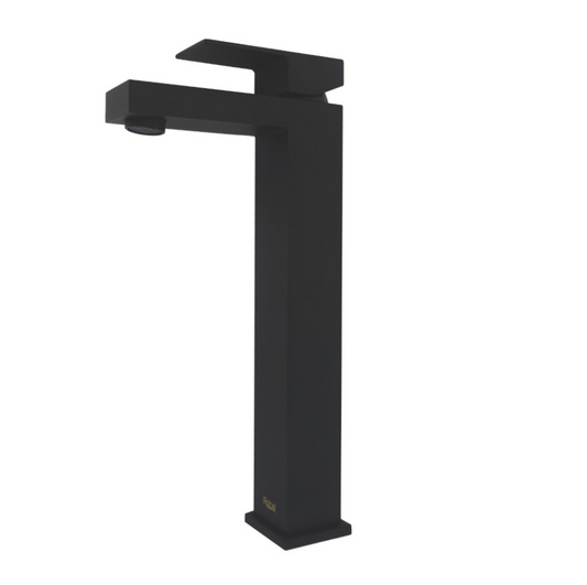 Single Handle Bathroom Vessel faucet 5 4/5' x 12 1/4' Matt Black