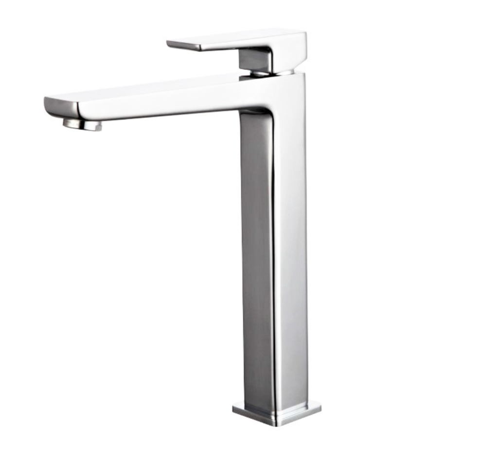 Single Handle Bathroom Vessel faucet 8 1/8' x 10 3/4' Chrome