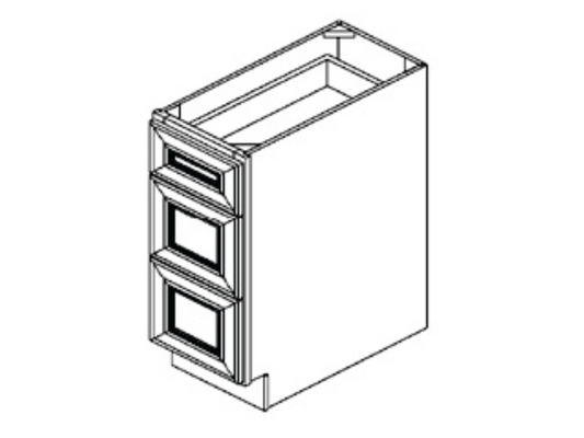 3 DRAWER BASE 15'